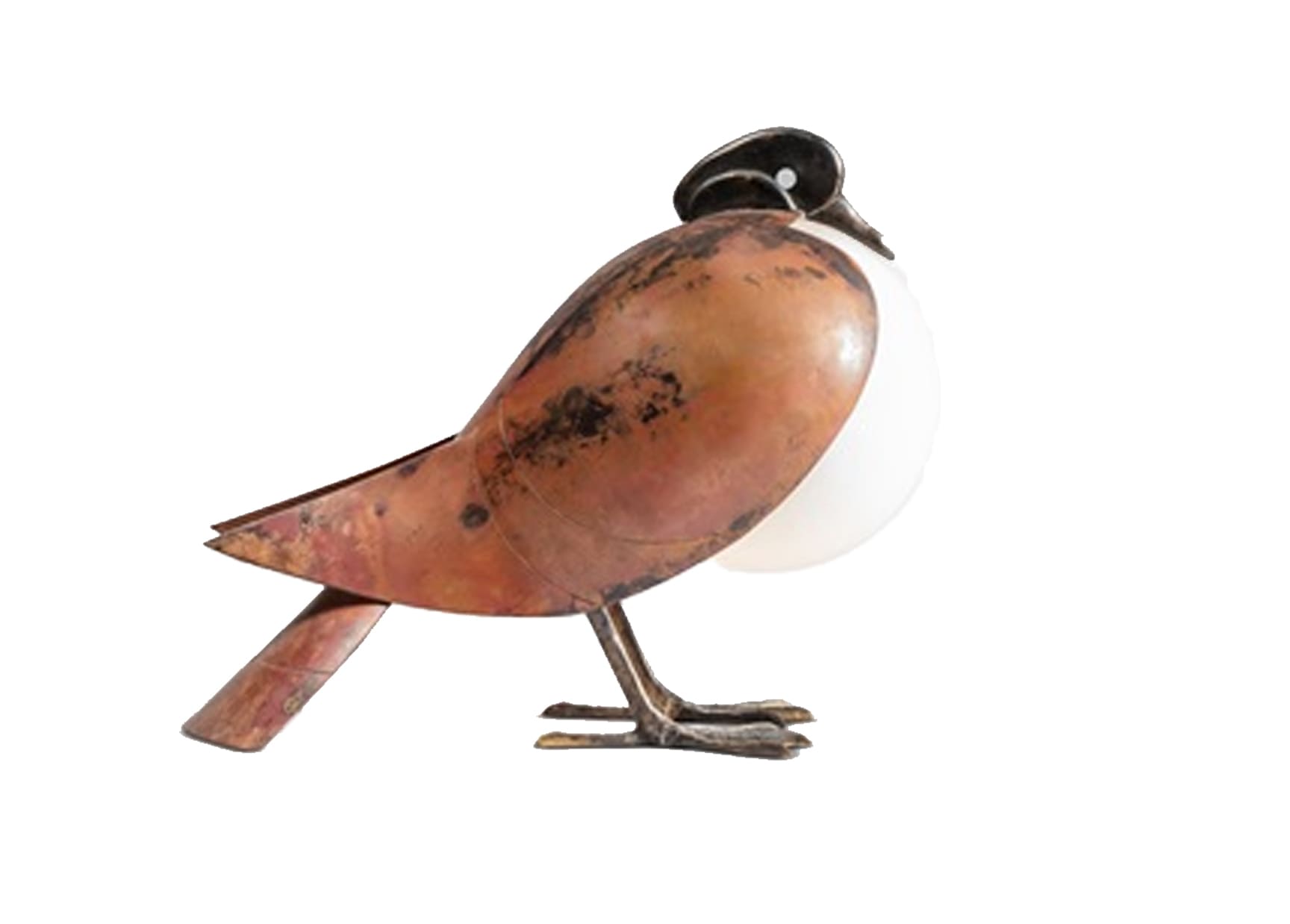 Lampe Pigeon François-Xavier Lalanne signature.